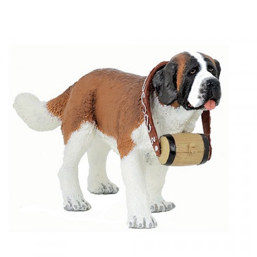 Saint-Bernard au tonneau, figurine PAPO 54009