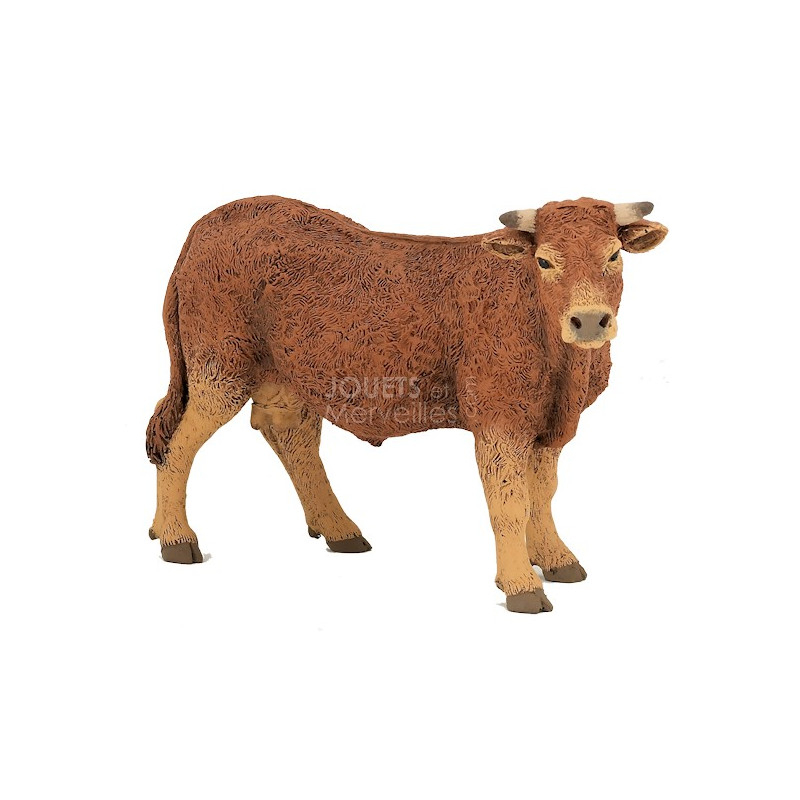 Figurine vache limousine, figurine papo 51131