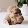 Puzzle sculpture 3D en carton - Gorille - Cartonic