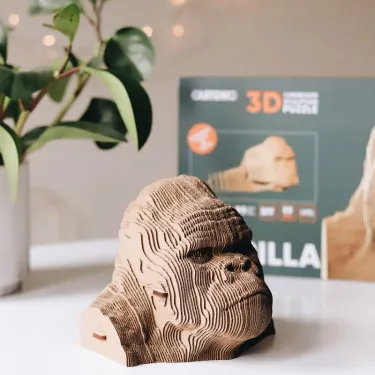 Puzzle sculpture 3D en carton - Gorille - Cartonic