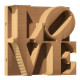Puzzle sculpture 3D en carton - Love - Cartonic