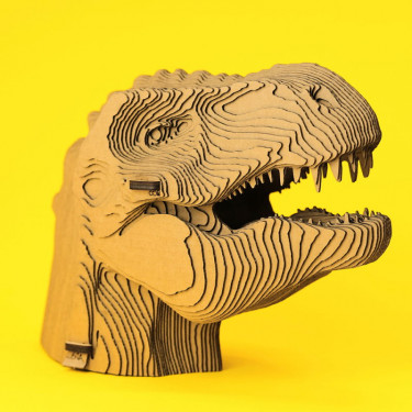 Puzzle sculpture 3D en carton - T-Rex - Cartonic