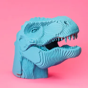 Puzzle sculpture 3D en carton - T-Rex - Cartonic