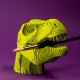 Puzzle sculpture 3D en carton - T-Rex - Cartonic