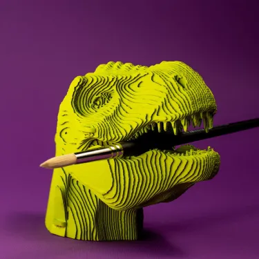 Puzzle sculpture 3D en carton - T-Rex - Cartonic