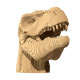 Puzzle sculpture 3D en carton - T-Rex - Cartonic