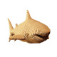 Puzzle sculpture 3D en carton - Requin - Cartonic