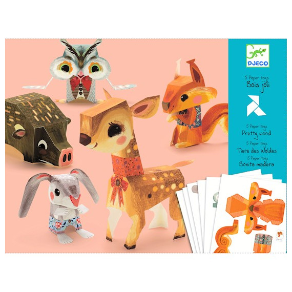 Paper Toys Bois Joli DJECO 9674 Paper Toys Bois Joli DJECO 9674