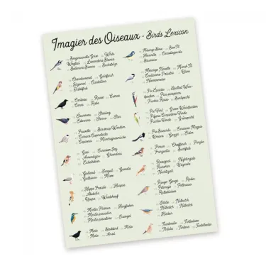 Jeu de mémory 'L'oiseau et sa plume' Pirouette Cacahouète
