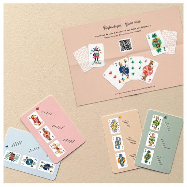 Jeu de 54 cartes à jouer Pirouette Cacahouète
