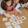 Imagier Giga Mondy, cartes de nomenclature OBSERVE Montessori