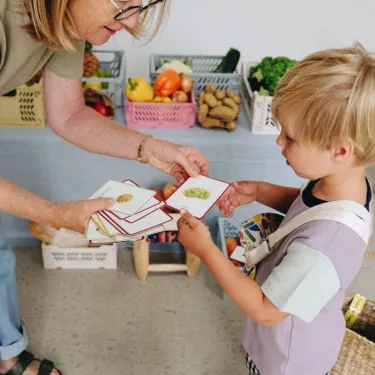 Imagier Giga Mondy, cartes de nomenclature OBSERVE Montessori