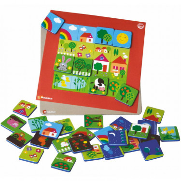Jeu puzzle magnétique 'Ma petite ferme' SEPP jeux