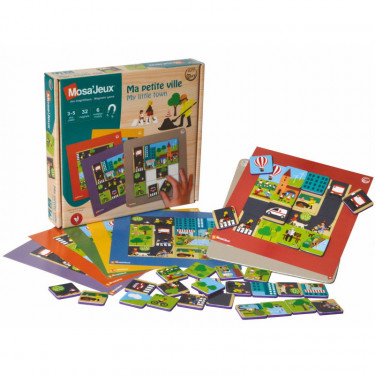 Jeu puzzle magnétique 'Ma petite ville' SEPP jeux