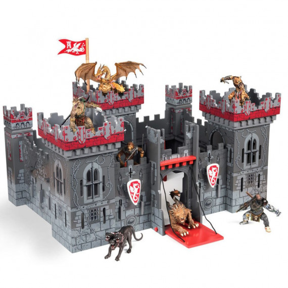 Chateau fort en bois PAPO et château Arty Toys DJECO - Jouets et Merveilles