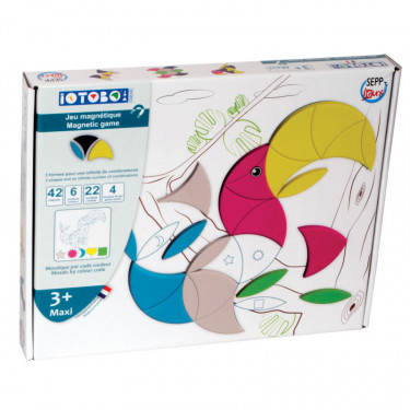 IOTOBO 3+ Maxi - jeu de mosaïque magnétique SEPP jeux