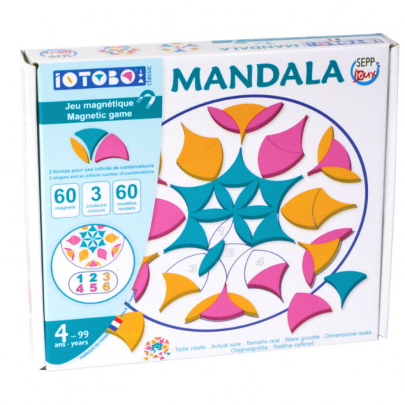 IOTOBO Mandala - jeu de mosaïque magnétique SEPP jeux