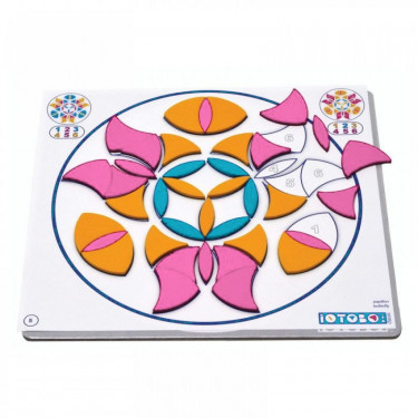 IOTOBO Mandala - jeu de mosaïque magnétique SEPP jeux