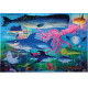 Puzzle métallisé "Requins" 60 pcs CROCODILE CREEK