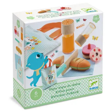Pique-nique du chaton, dinette DJECO 5508