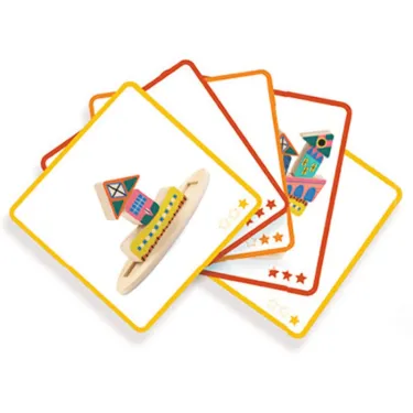 Ze Stakaboom, jeu de construction en bois DJECO 6438