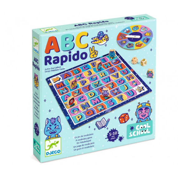 Cool School "ABC Rapido", jeu de vocabulaire DJECO 8583