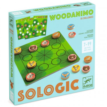 WOODANIMO Jeu Sologic de DJECO 8587