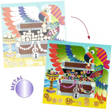 Tableaux métal et strass "A l'abordage !" DJECO 9526