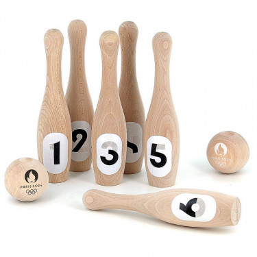 Quilles bowling en bois Vilac, Paris 2024 - VILAC 240700