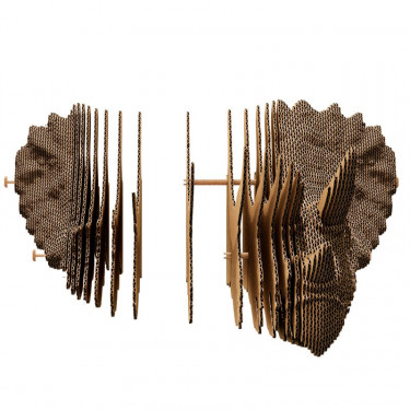 Trophée mural décoratif - Sculpture 3D en carton - Tricératops - Wall puzzle Cartonic