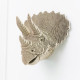 Trophée mural décoratif - Sculpture 3D en carton - Tricératops - Wall puzzle Cartonic