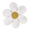 Doudou hochet "Fleur" en coton bio - Myum - The veggy toys