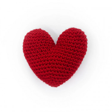 "Coeur" en coton bio - Myum - The veggy toys