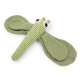 Doudou hochet "Libellule" en coton bio - Myum - The veggy toys