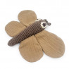 Doudou hochet "Papillon de nuit" en coton bio - Myum - The veggy toys