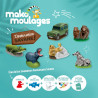 Box animation anniversaire Mako Moulages "Animaux de la Savane" 39076