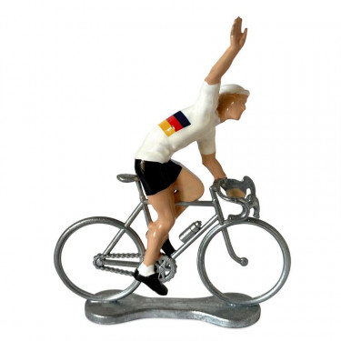 Figurine cycliste winner maillot Allemand _ Bernard & Eddy