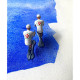 Figurine cycliste maillot Basque _ Bernard & Eddy