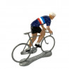 Figurine cycliste grimpeur maillot  France _ Bernard & Eddy