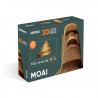 Puzzle sculpture 3D en carton - Statue Moaï Ile de Pâques - Cartonic