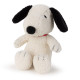 Peluche Snoopy en tissu éponge crème - 17cm