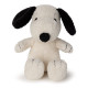 Peluche Snoopy en tissu éponge crème - 17cm