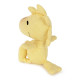 Peluche Woodstock en tissu matelassé jaune - 15cm en boîte cadeau