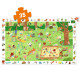 "Le square des petits amis" Puzzle observation 35 pcs DJECO 7596