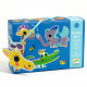 6 puzzles duo "Articulo animaux" DJECO 8262