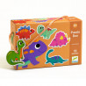 10 puzzles duo "Dinos" DJECO 8263