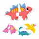 10 puzzles duo "Dinos" DJECO 8263