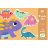 10 puzzles duo "Dinos" DJECO 8263