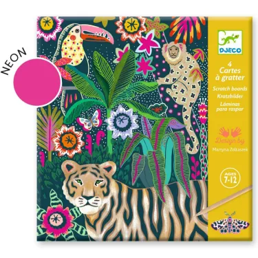 Cartes à gratter "Rococo" DJECO 9709