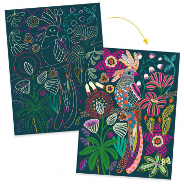 Cartes à gratter "Rococo" DJECO 9709